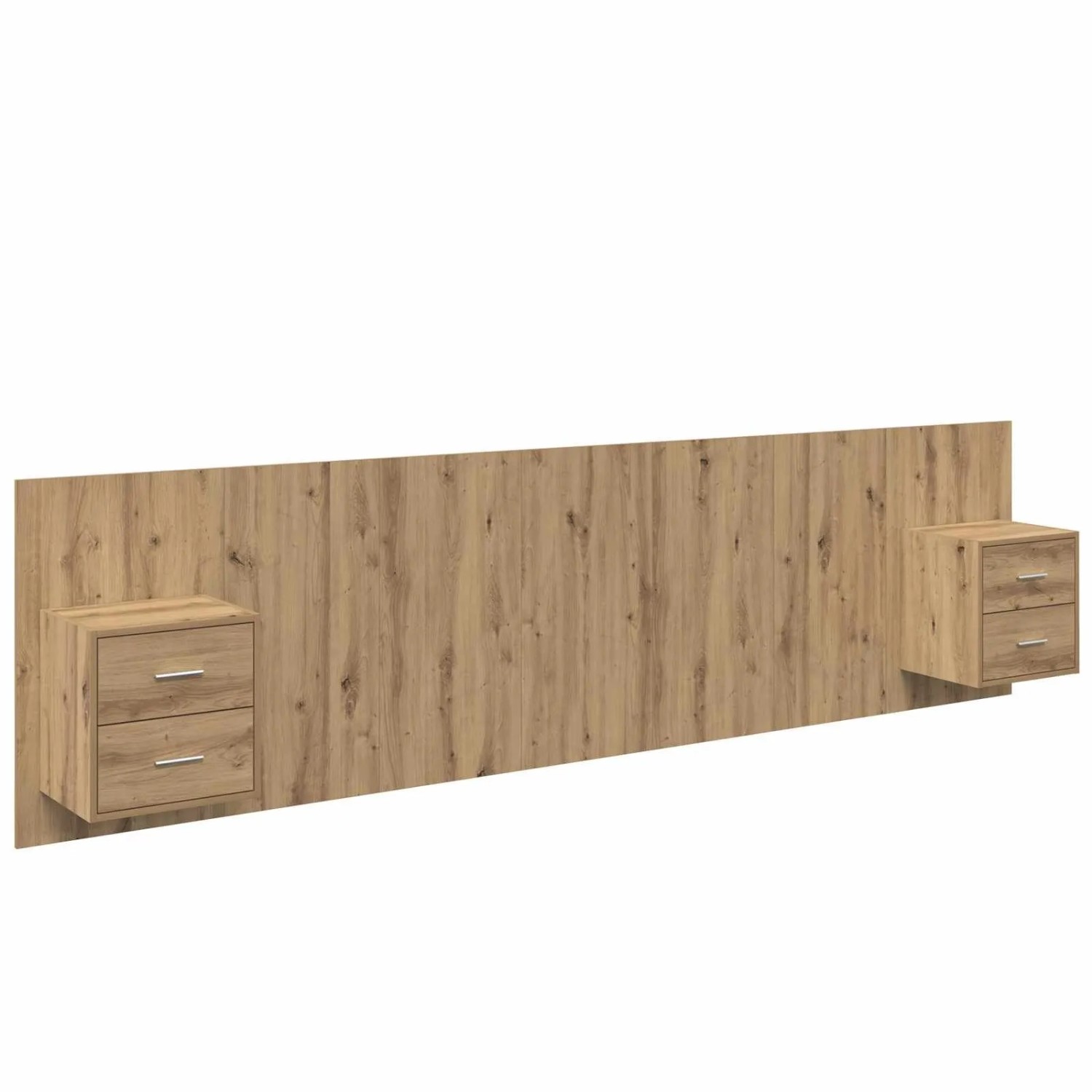 vidaXL Kopfteil mit Schrank 3 Stk Artisan-Eiche Holzwerkstoff 3415940 günstig online kaufen