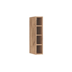 Vicco Hängeschrank Fame-Line, offener Küchenschrank in Goldkraft Eiche, 15 cm breit.