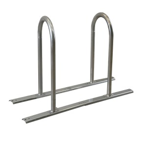 TRUTZHOLM Fahrradanlehnbügel, feuerverzinkter Stahl, U-Form, für bis zu 4 Fahrräder.