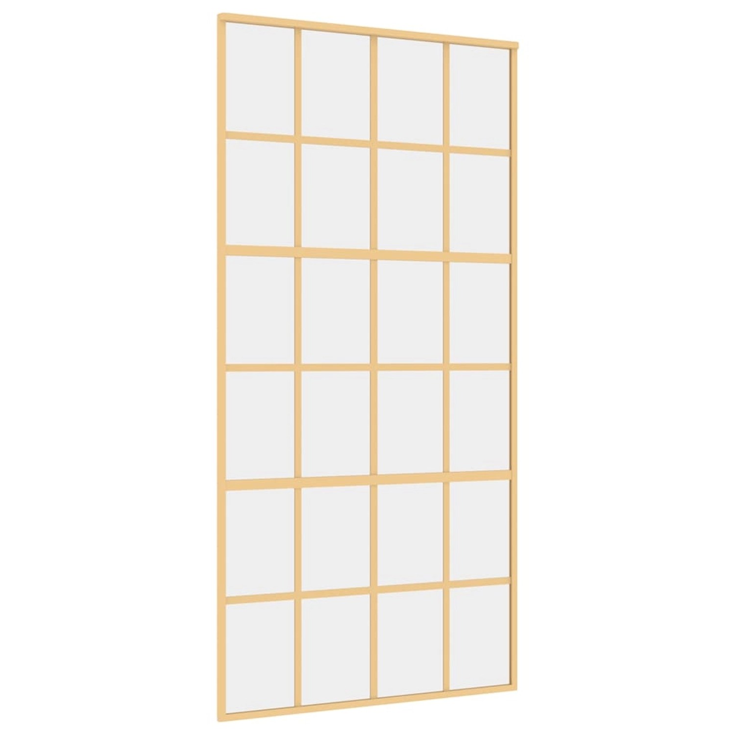 vidaXL Schiebetür Golden 102,5x205 cm ESG-Klarglas und Aluminium 155174 günstig online kaufen