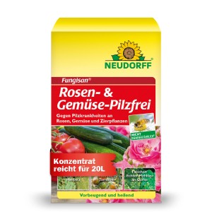 Neudorff Fungisan Rosen- und Gemüse-Pilz-Frei, Konzentrat zur Bekämpfung von Pilzkrankheiten.