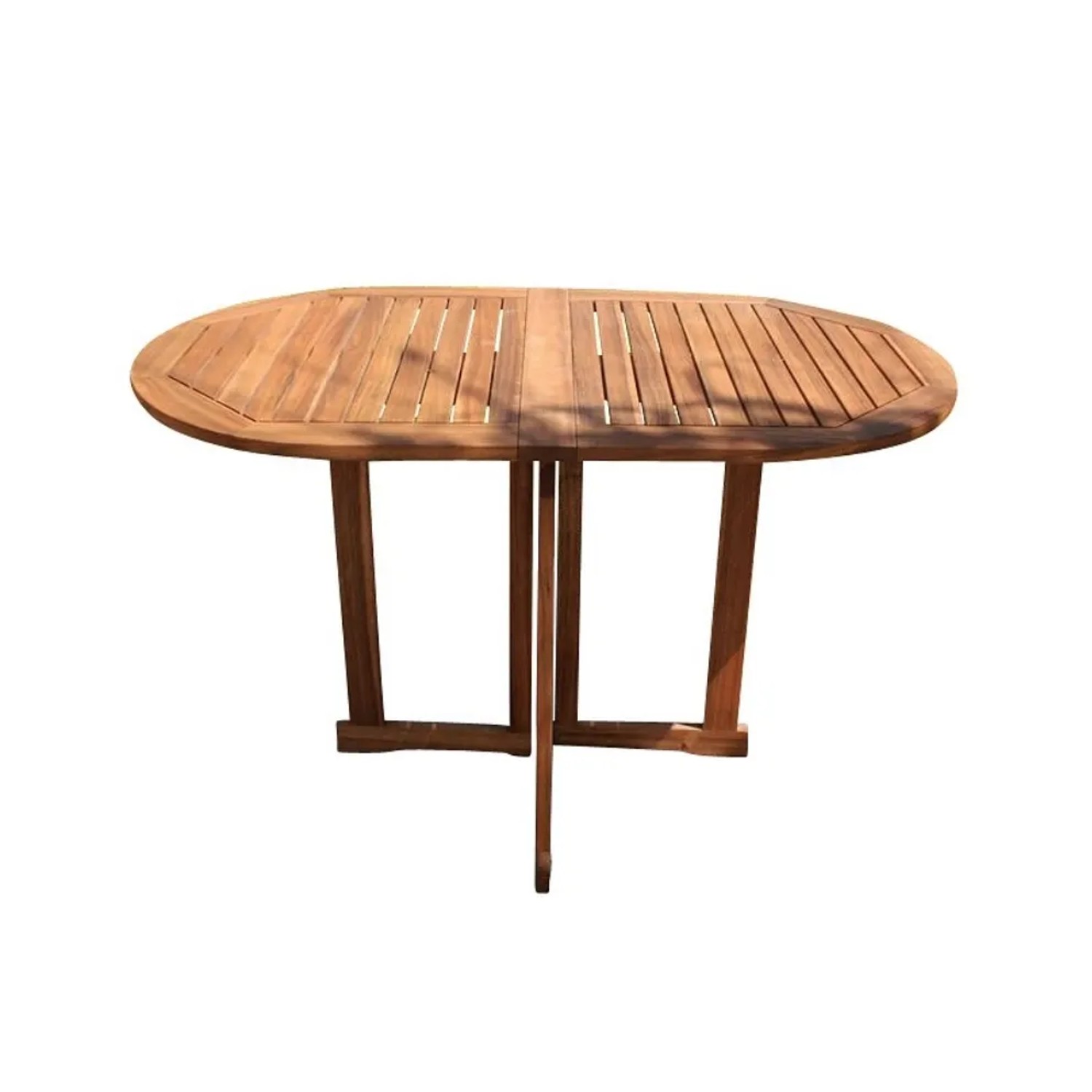 Klappbarer Gartentisch SAM PEDRO aus Akazie, 120x70 cm, ideal für kleine Balkone und Terrassen.