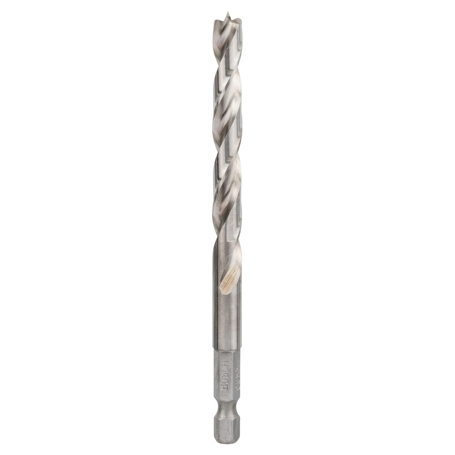 Bosch Holzspiralbohrer Pro Wood HSS Ø 8 mm x 75 mm x 117 mm Silber