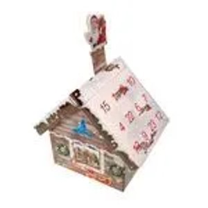 Krebs Glas Lauscha GmbH Christbaumschmuck Glas Adventskalender Adventshaus 4-5 cm 24 Anhänger