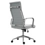 Hellgrauer Svita Office Comfort Bürostuhl mit hoher Rückenlehne und Chromgestell.