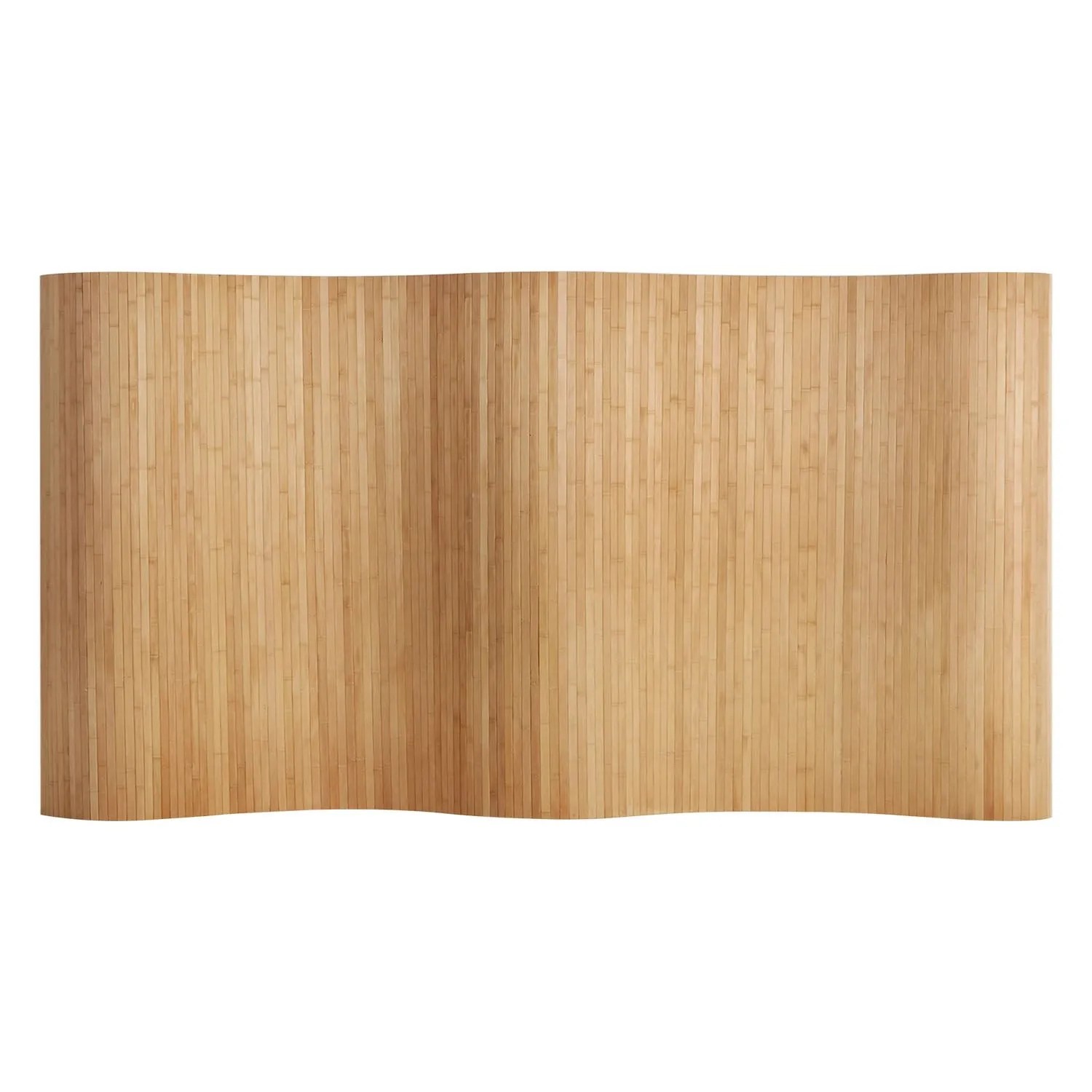 Homestyle4u Paravent Raumteiler in Braun 250x145 cm 3139