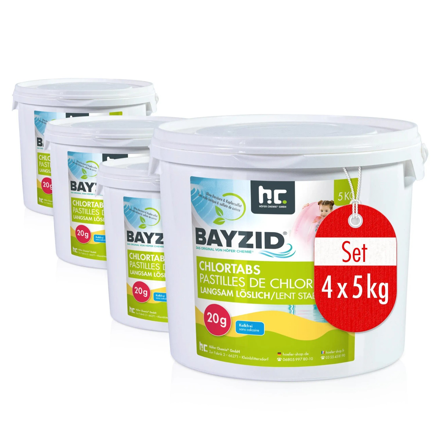 Bayzid Chlortabs 20g Langsam Löslich 4 x 5kg