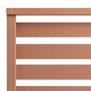 vidaXL Zaunplatte WPC 180x180 cm Braun 318109