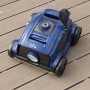 Blau-schwarzer CF Poolroboter CF100CL mit Akku für die automatische Poolreinigung.