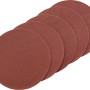 Set LUX Haftschleifauflagen, ungelocht, Ø 125mm, K120, für Winkelschleifer.