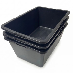 BigDean 3 Stück Mörtelwanne 80 Liter 78 x 47 x 30 cm Eckig Made In Europe Stabil Pflanztopf Miniteich