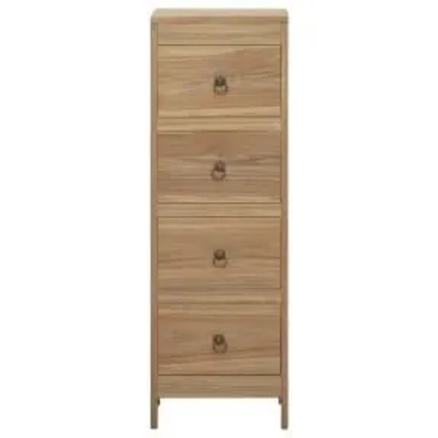 vidaXL Kommode 40x30x100 cm Massivholz Teak Modell 2