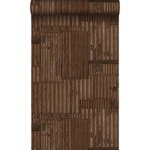 Origin Luxury Wallcoverings Tapete Industrielle Wellplatten Aus Metall 3D Rostbraun 53 Cm X 1005 Cm 347616