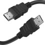 Schwarzes Hama High Speed HDMI Kabel, Stecker auf Stecker, 3m Länge für Audio- und Videoübertragung.