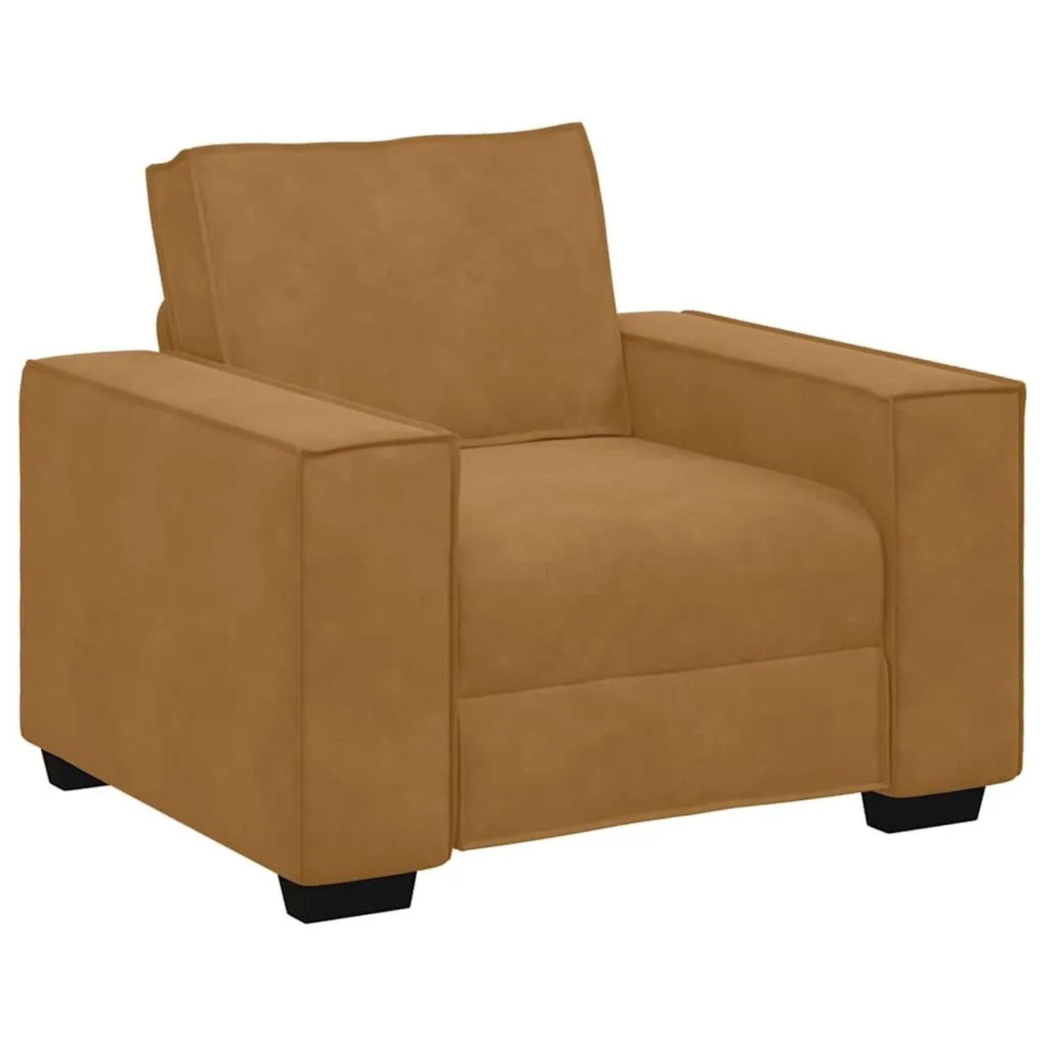 vidaXL Sessel Braun 100x78x84 cm Samt 4105007