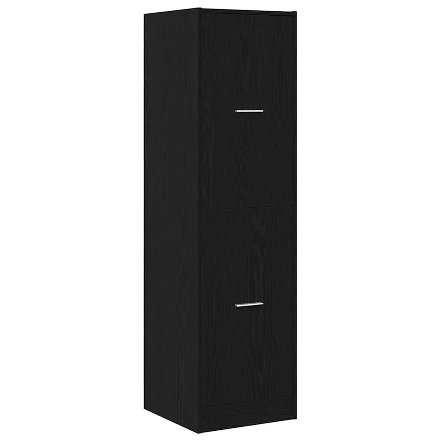 vidaXL Apothekerschrank Schwarz Eichen-Optik 40 x 41 x 144,5 cm 3365623 günstig online kaufen