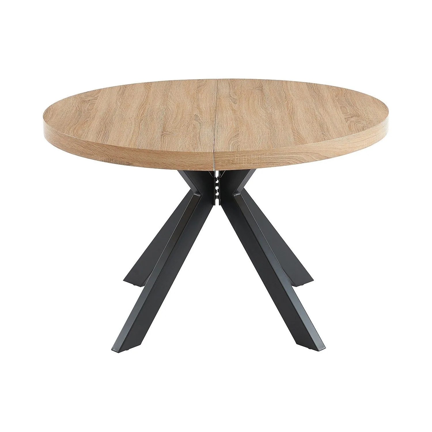 Vente-unique Esstisch Komoni Schwarz  Naturfarben Hell 170 cm  220 cm  120 cm