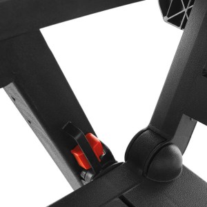 Detailaufnahme: Sicherheitsarretierung der Shaf Milano Outdoor-Essgruppe in Anthrazit.