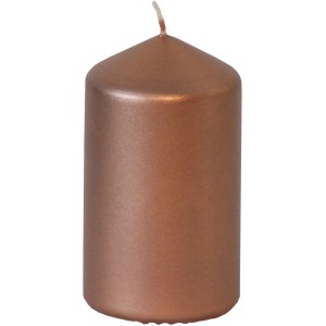 Stumpenkerze Edelglanz Kupfer, Ø 57x100mm, für stimmungsvolle Beleuchtung.