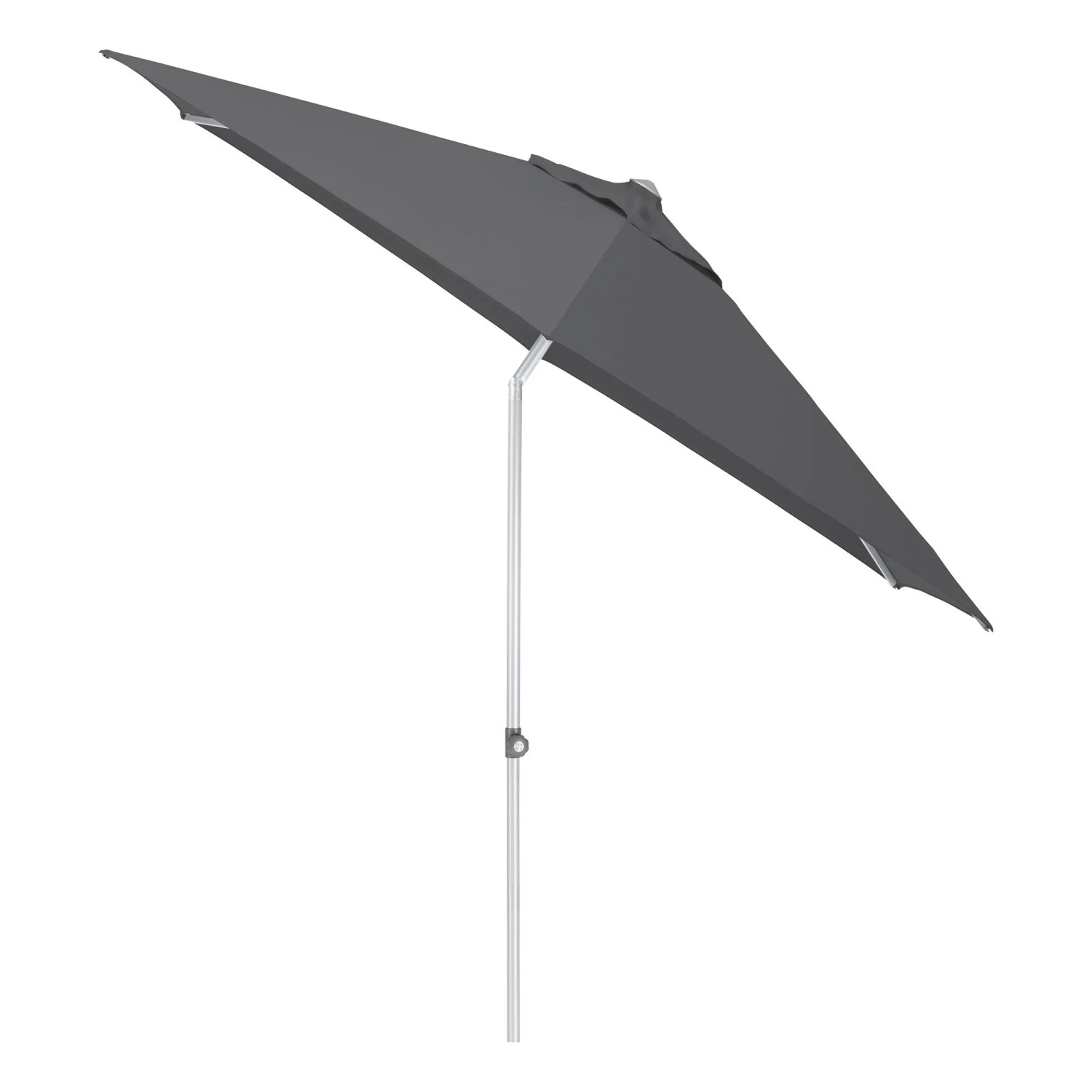 Kettler Marktschirm Ø 300 cm Silber-Anthrazit mit Knickfunktion