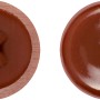 Braune LUX Abdeckkappen PZ2, 30er-Set für Spanplattenschrauben, Kunststoff.