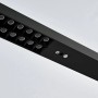 Moderne, dimmbare Arcchio LED Bürostehleuchte Jolinda in Schwarz mit Bewegungsmelder.