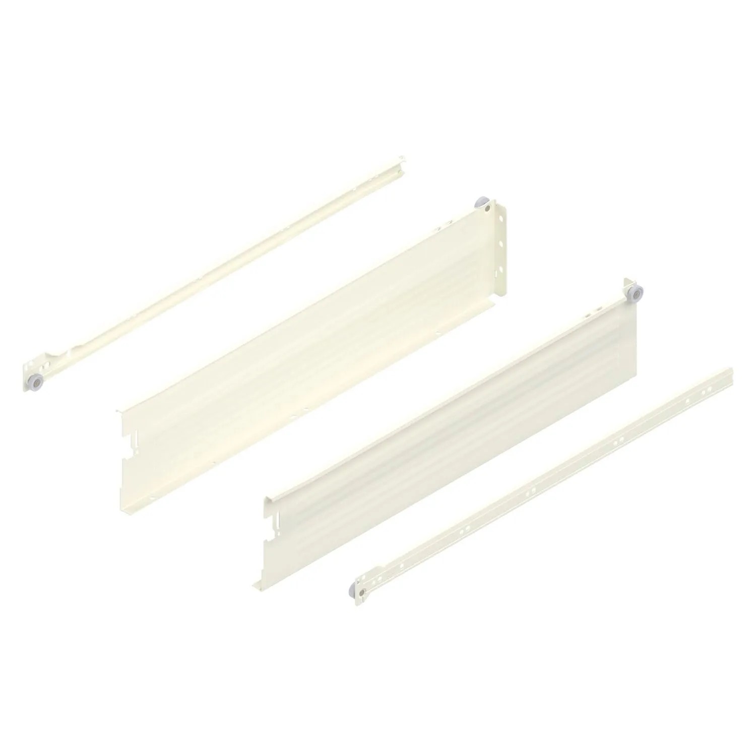 Blum Zarge Metabox K 320 Schraubversion Teilauszug Nennlänge 550 mm Cremeweiß