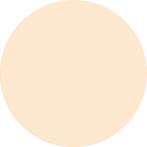 Farbfleck der Alpina Wandfarbe Pure Farben Pastellorange.