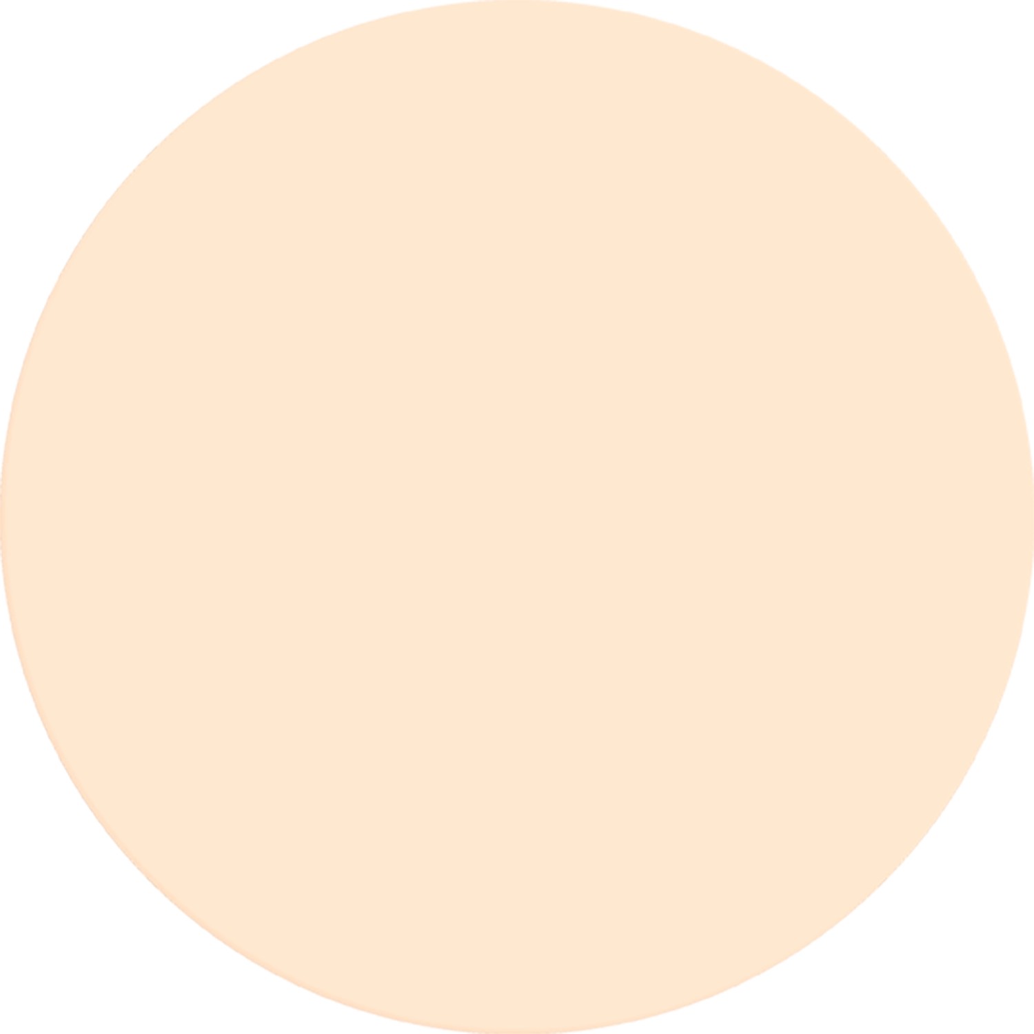 Farbfleck der Alpina Wandfarbe Pure Farben Pastellorange.