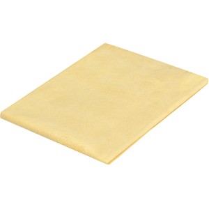 APA Fensterleder Echtleder Gr. XL, gelbliches Tuch für Auto, Zweirad und Haushalt.