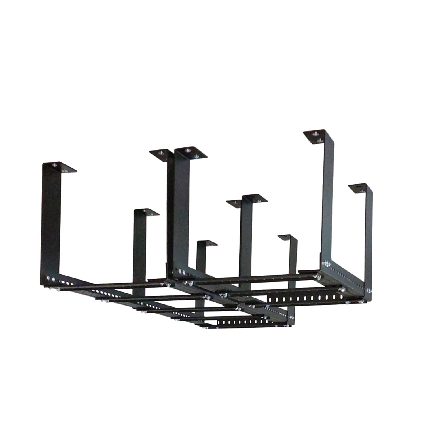 Schulte Deckenregal 3er 121,5 cm x 87 cm x 37,5 cm Schwarz günstig online kaufen
