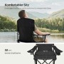 WOLTU Campingstuhl Klappbar Leicht mit Hochlehne Kühltasche Getränkehalter_6