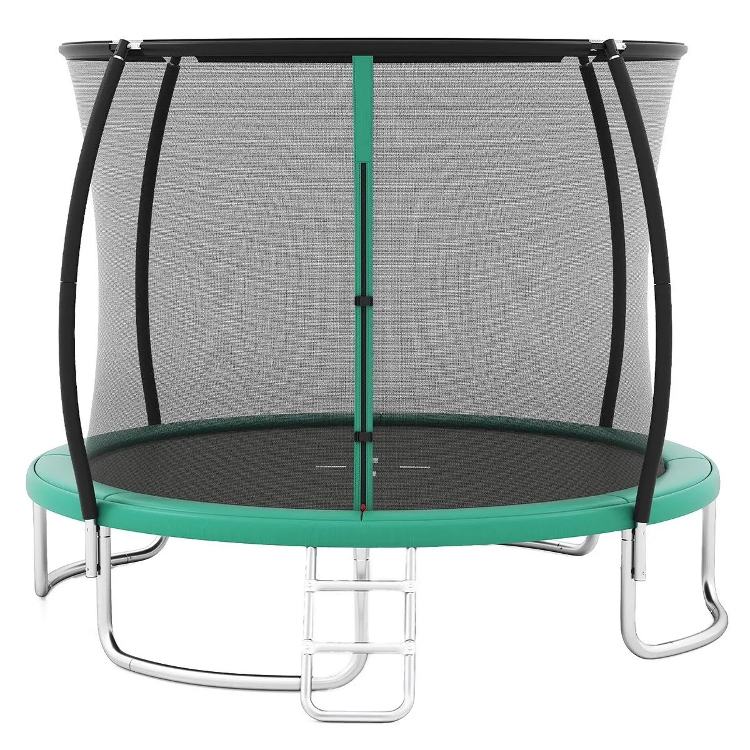 Costway Trampolin Outdoor Ø305 cm mit Metallrahmen für Kinder Grün günstig online kaufen