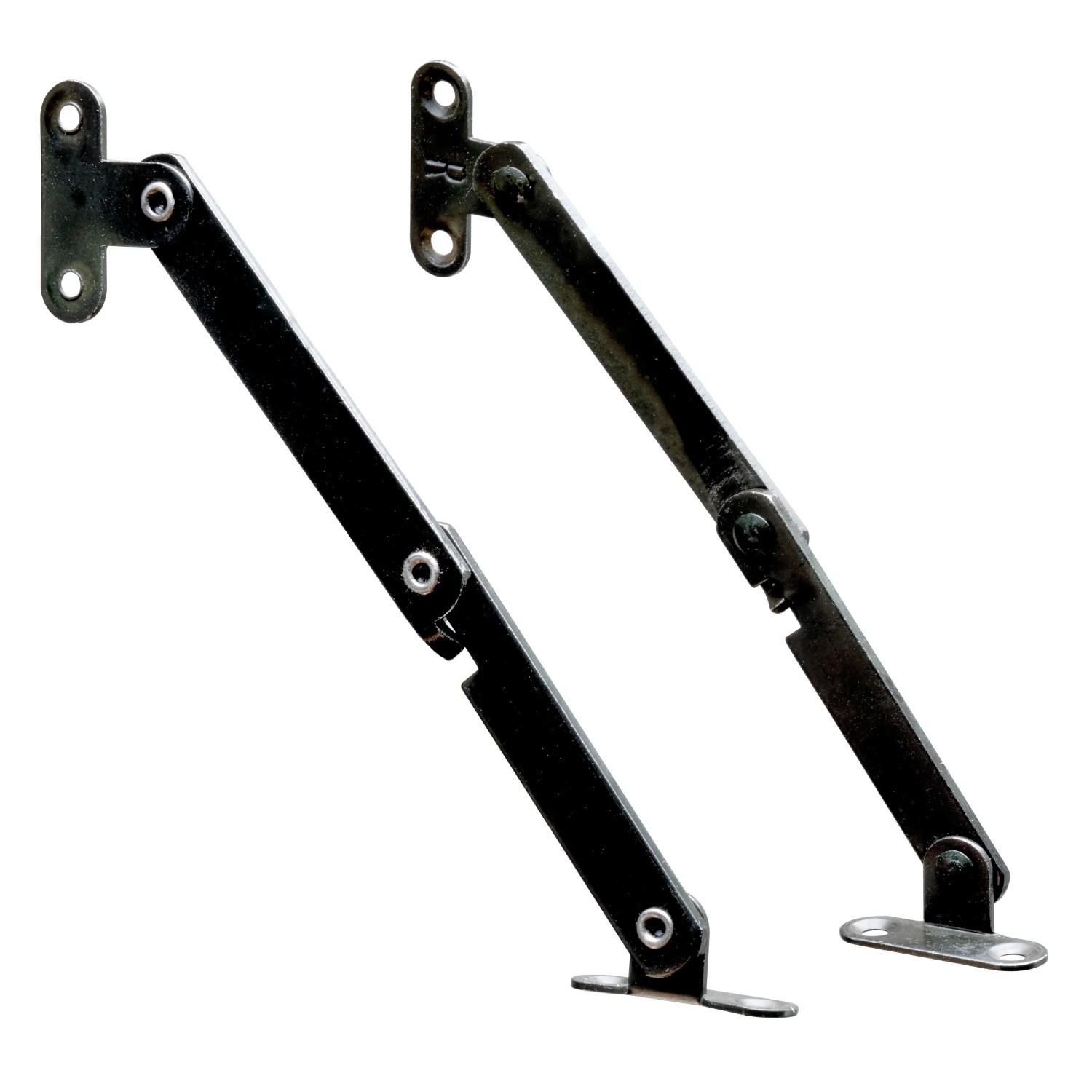 Hettich Mini-Klappenhalter 90 mm x 106 mm x 30 mm Schwarz