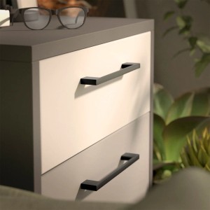 SOTECH Möbelgriff BLACKLINE XII BA 160 mm Schwarz Matt