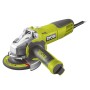 Ryobi Winkelschleifer RAG1010-125TA6 mit 1.010 W und 125 mm Scheibe.