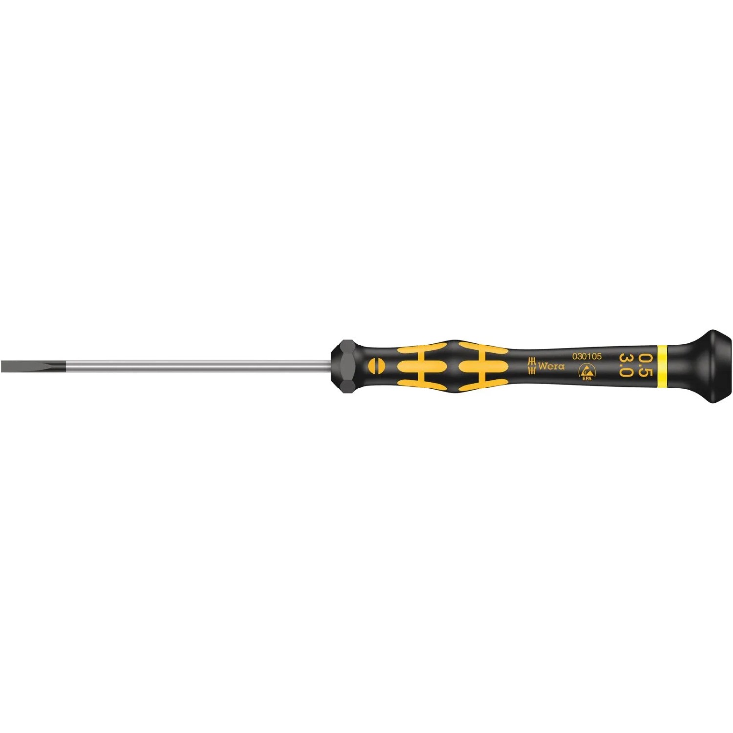 Wera 1578 A ESD Kraftform Micro Schlitz Schraubendreher 05030105001