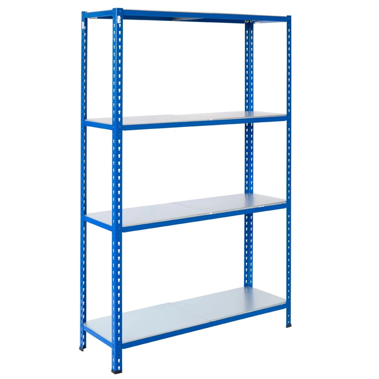 Ar Shelving Steckregal Blau & Verzinkt 200 x 120 x 30 cm 4 Böden 180 kg günstig online kaufen