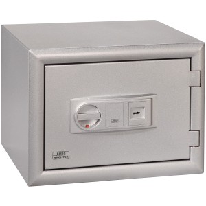 Burg-Wächter Wertschutzschrank MTD 740 K, Tresor in Silber-Metallic mit mechanischem Schloss.