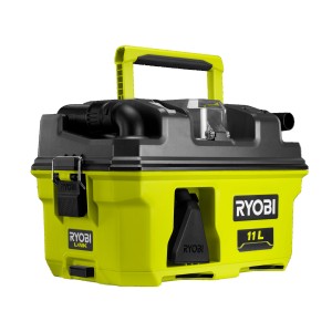 Ryobi Akku-Nass- und Trockensauger RV1811-0 One+ 18V, gelb/schwarz, 11 Liter.