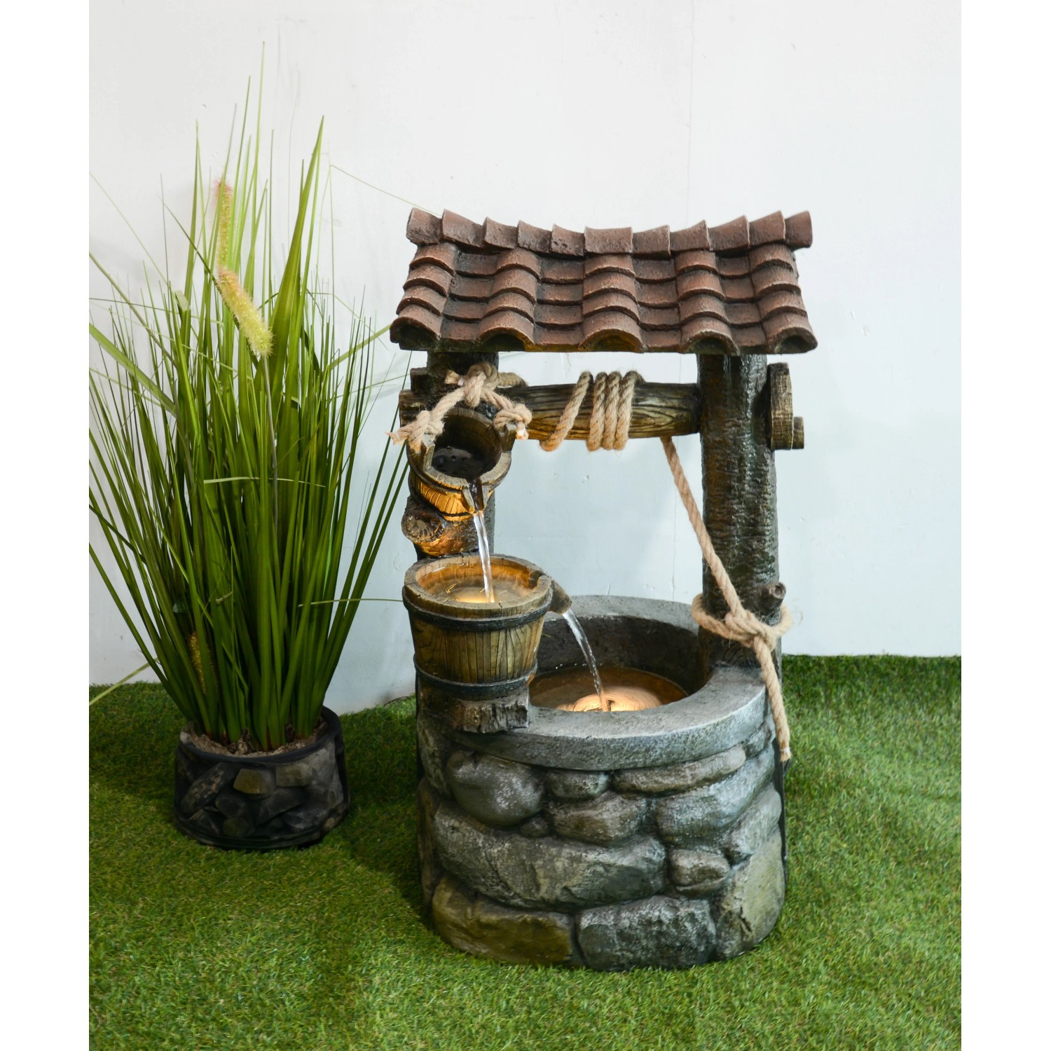 Garden Pleasure Gartenbrunnen Athene Polyresin kaufen bei OBI