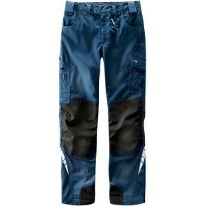 Blaue Scheibler Arbeitsbundhose Professional Gr. 52 mit Kniepolstern und Reflektoren.
