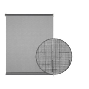Gardinia EasyFix Rollo Uni, 45x150 cm, hellgrau strukturiert. Rollo zur einfachen Montage ohne Bohren.