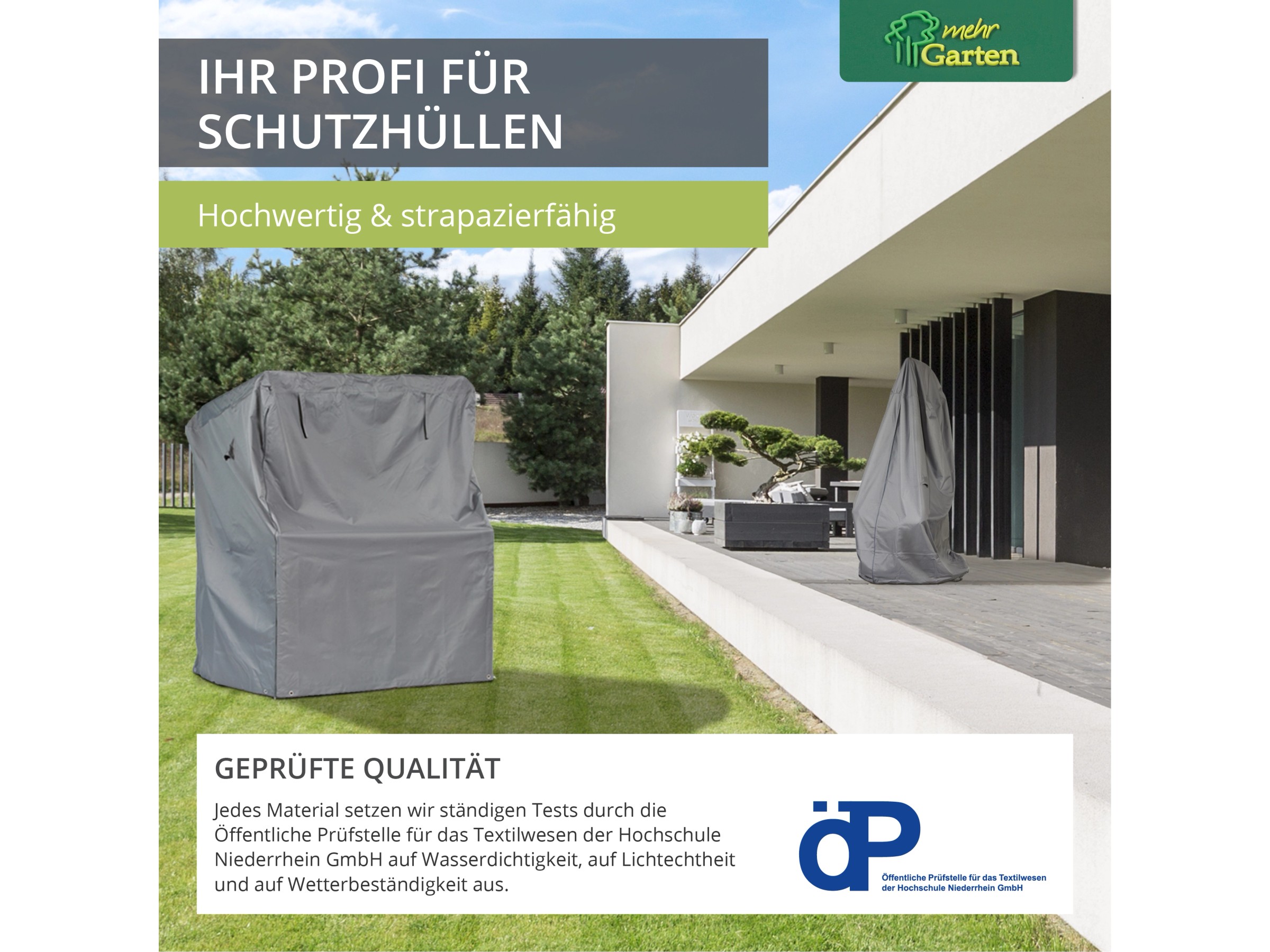 Speedwellstar Wasserdichte Gartentischabdeckung – 125x125x74 Cm, Mit Kordelzug, 210D Oxford