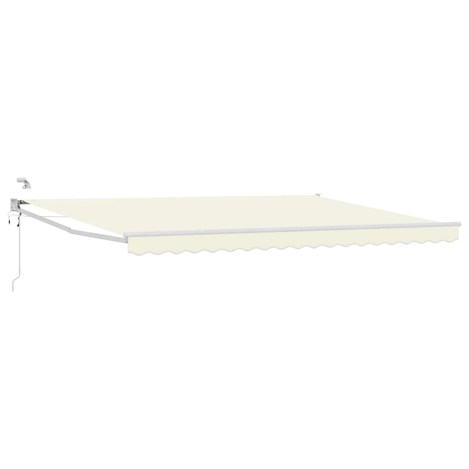 vidaXL Elektrische Ausziehbare Markise Creme 4,5 x 3 m 3419646