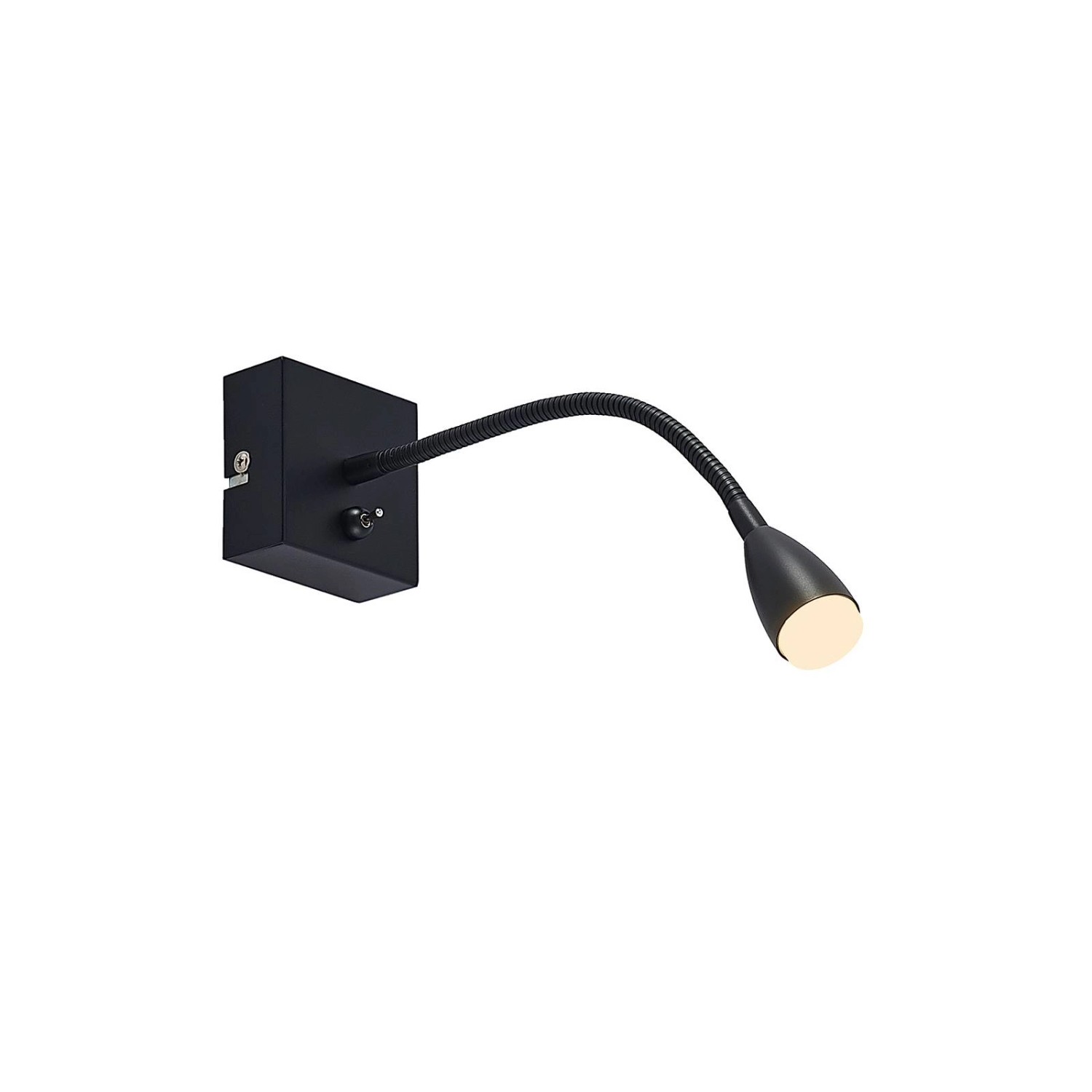 Lindby LED Wandleuchte Wandlampe Innen Jolka 9626890 Modern in Schwarz aus günstig online kaufen