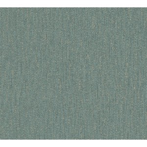 A.S. Création Vliestapete Uni Grün-Gold: Detailansicht der grünen Tapete mit feiner Goldstruktur.