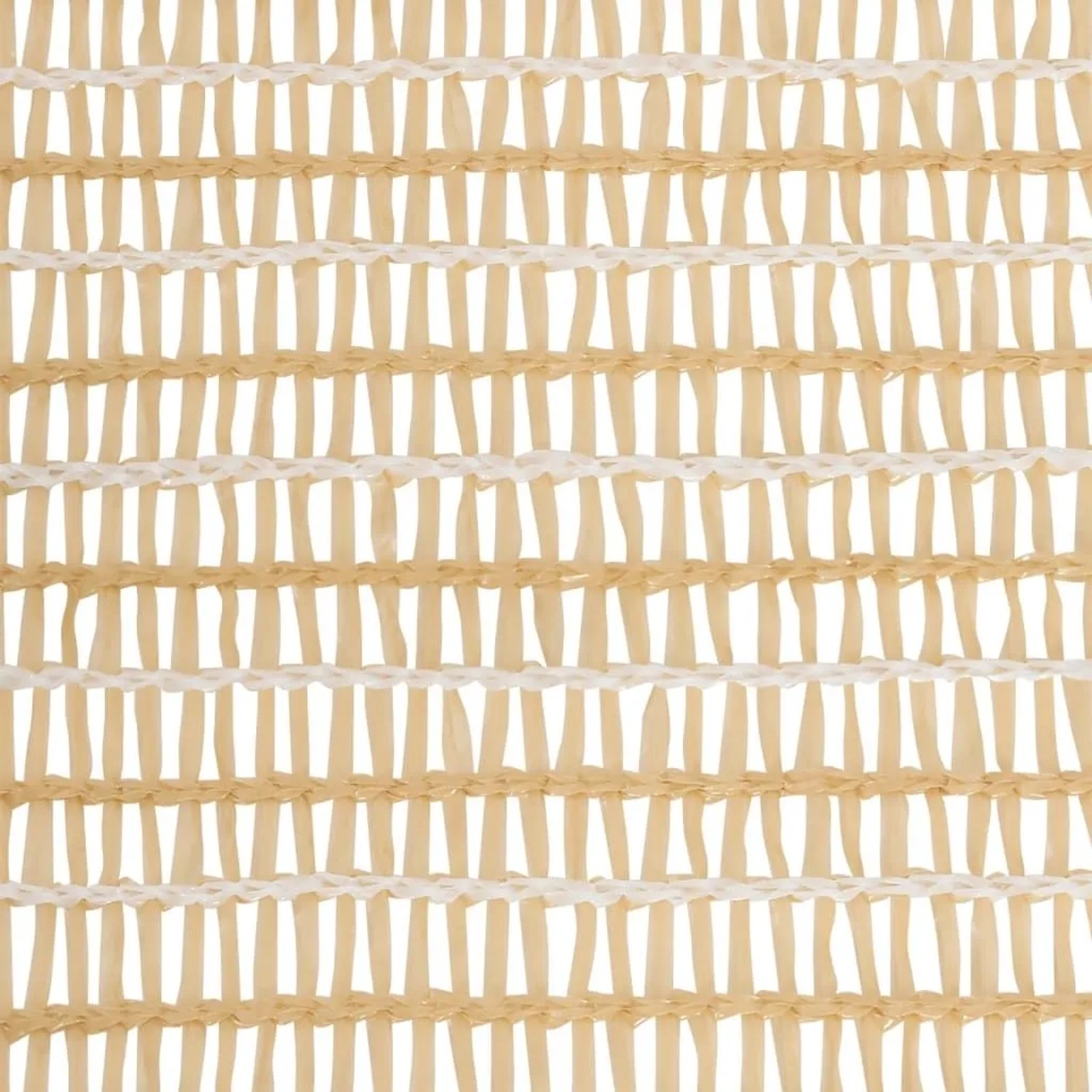 vidaXL Zaunblende Beige 2x25 m HDPE 75 g/m² 149438_4