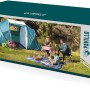 Verpackung des Pavillo Family Ground 4 Zeltes für 4 Personen. Campingzelt mit zwei Schlafräumen.