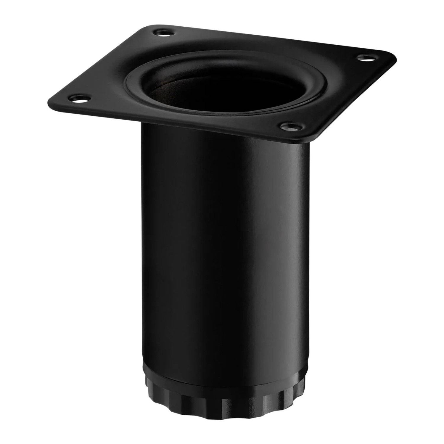 SOTECH Möbelfuß BRAVO Ø40mm Höhe 80 mm Schwarz Matt